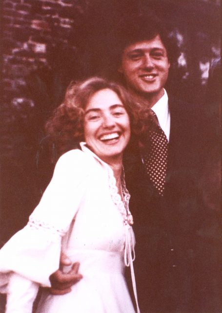 Hillary Clinton wedding day 