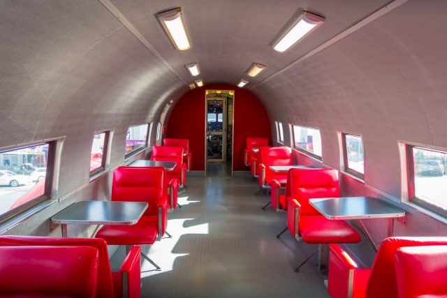 Interior of the McDonald's located in Taupo, New Zealand