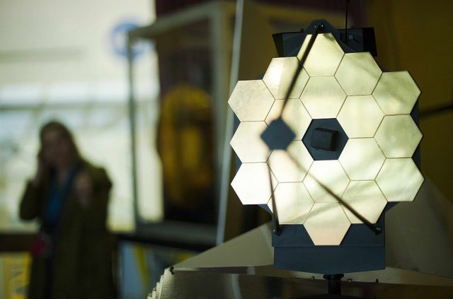 Model of the James Webb Space Telescope