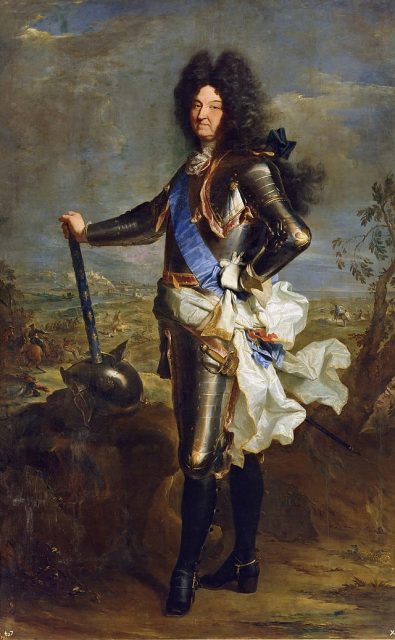 Military portrait of King Louis XIV