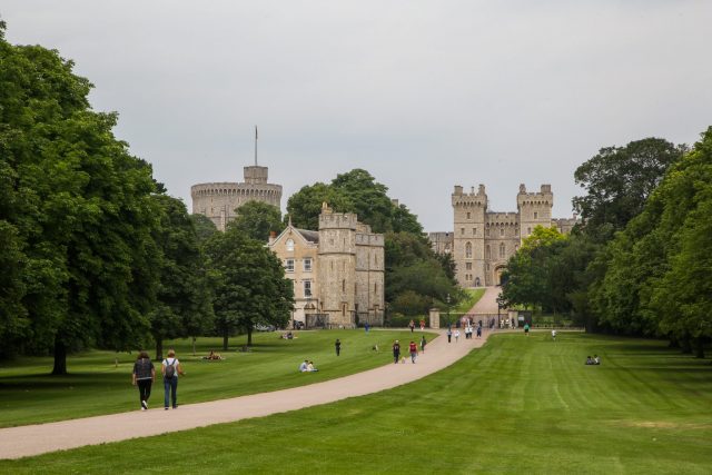 Lawns of Windsor Castle 
