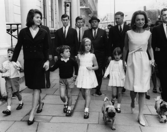 Lee and Jackie and their kids, 1965 