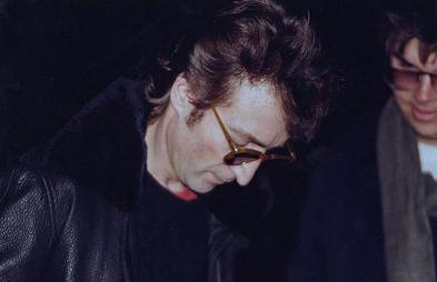 John Lennon and Mark David Chapman 