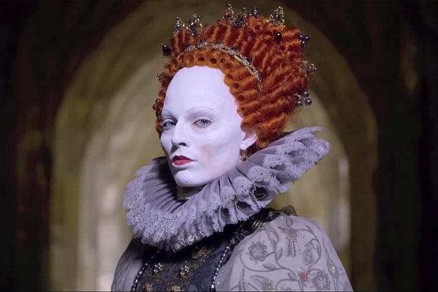 Queen Elizabeth I glaring