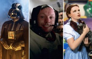 Darth Vader + Neil Armstrong + Dorothy and Toto