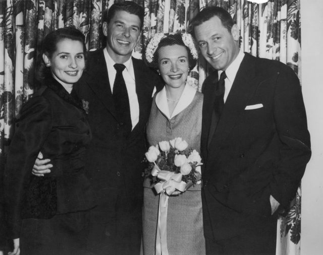 Ronald and Nancy Reagan's wedding 