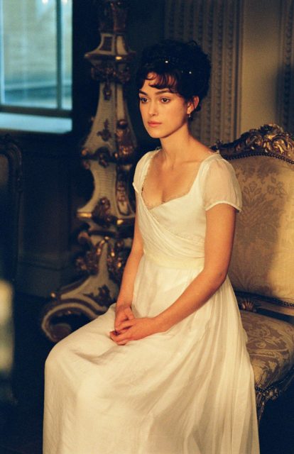 Keira Knightley in Pride and Prejudice 