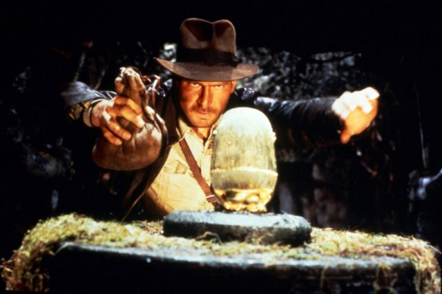 Harrison Ford as Indiana Jones in Raiders of the Lost Ark