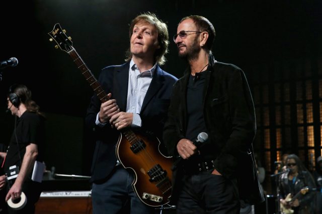Paul McCartney and Ringo Starr in 2015 