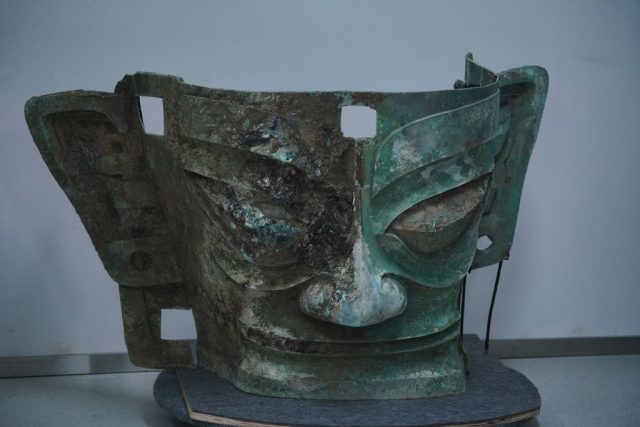 Bronze mask