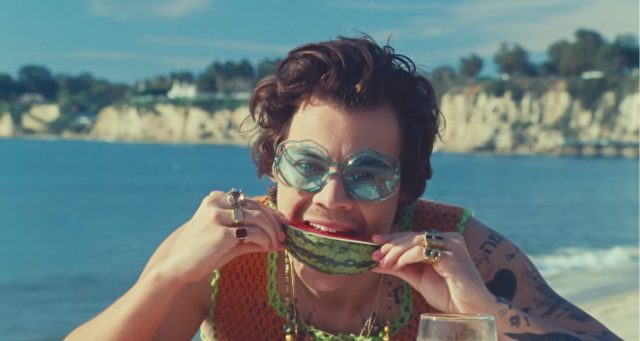 Harry Styles in Watermelon Sugar High 