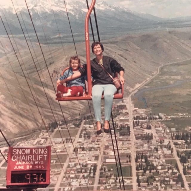 ski lift in the 1960s 