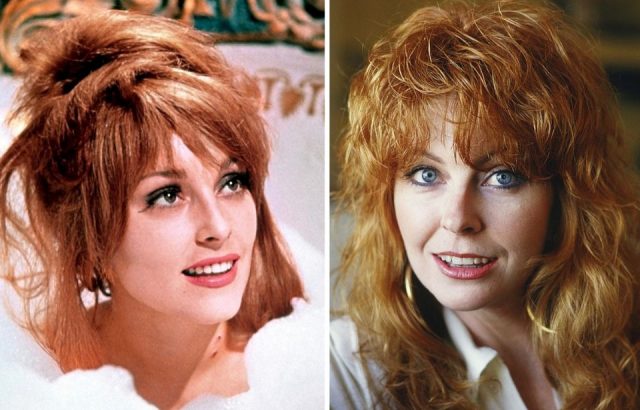 Sharon Tate, left, and Cassandra Peterson on the right (Photo Credit: Cadre Films/MovieStillsDB & George Rose/Getty Images)
