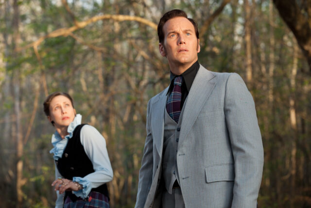 Vera Farmiga and Patrick Wilson as Lorraine and Ed Warren in 'The Conjuring'