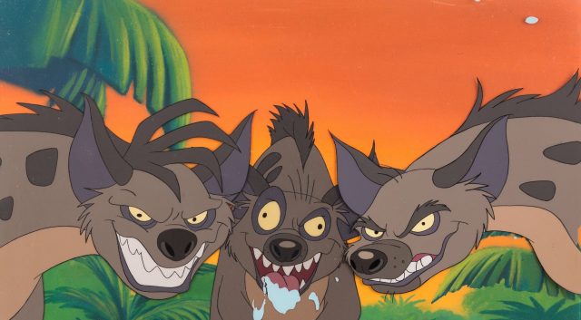 Hyena's in the Lion King 