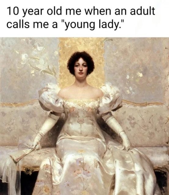 Young lady meme 