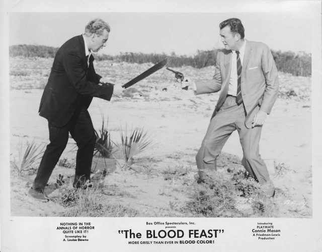 Blood feast lobby card 