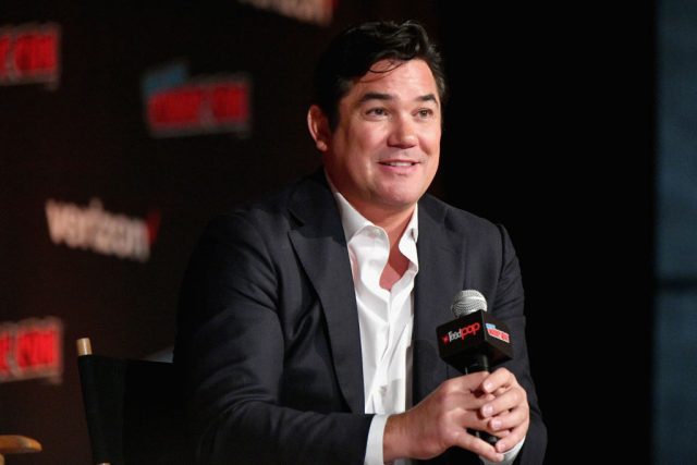 Dean Cain speaks onstage at the Lois & Clark: The New Adventures of Superman 25th Anniversary Reunion panel during New York Comic Con 2018. (Photo Credit: Dia Dipasupil/Getty Images for New York Comic Con)