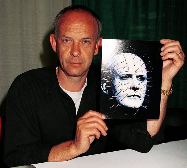 Actor Doug Bradley who plays the evil Pinhead charactor in the movie Hellraiser series attends the second annual New York Comic And Fantasy Creators Convention, June 23, 2000 at Madison Square Garden in New York City. (Photo Credit: George De Sota/Liaison)