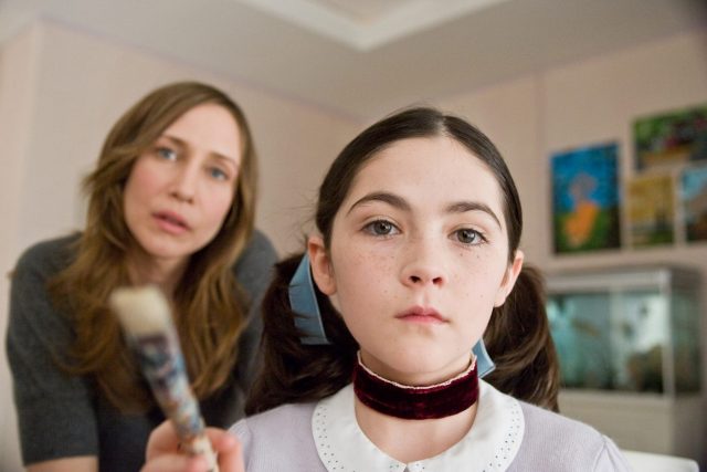 Vera Farmiga and Isabelle Fuhrman in Orphan 