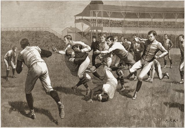 19th century football match 
