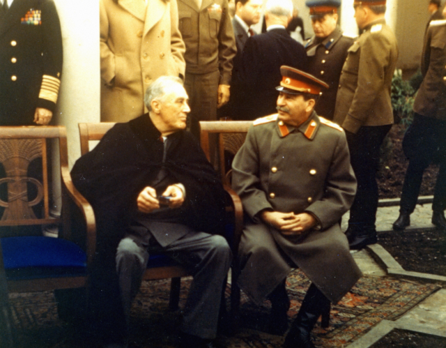 Two of the Big Three at Yalta 