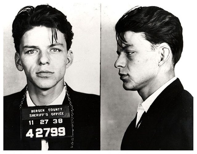 Mugshot of Frank Sinatra