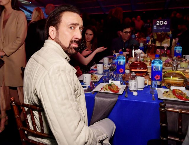 Nicolas Cage at The 2020 Film Independent Spirit Awards on February 08, 2020 in Santa Monica, California. (Photo Credit: Stefanie Keenan/Getty Images for FIJI Water)