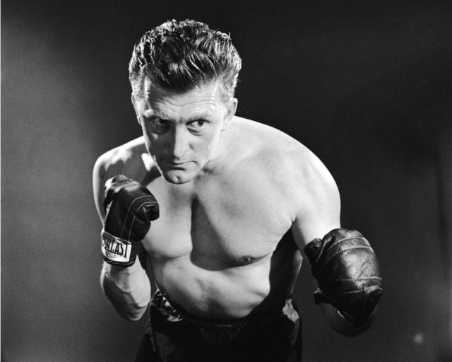 American actor Kirk Douglas in a promotional portrait for ‘Champion’, directed by Mark Robson, 1949. (Photo Credit: Silver Screen Collection/Getty Images)