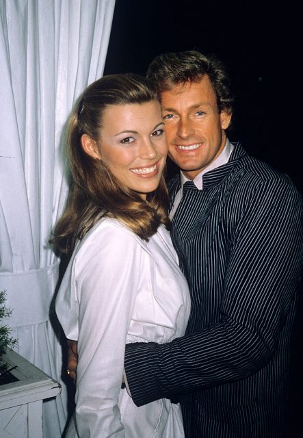 Vanna White photographed with John Gibson in Los Angeles. 1980 (Photo Credit: Walter McBride/Corbis via Getty Images)