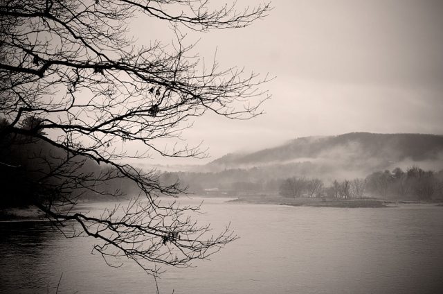 A foggy winter afternoon on the Delaware River (Photo Credit: Erik Freeland/Corbis via Getty Images)