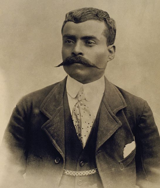 Photographic reproduction of Emiliano Zapata Salazar 