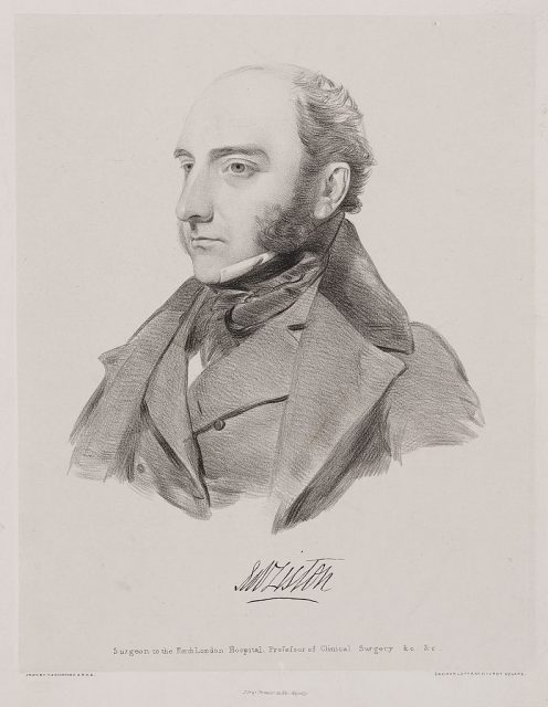 Lithograph of Liston