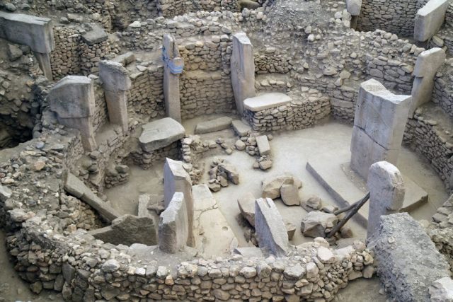 Overhead view of Gobekli Tepe