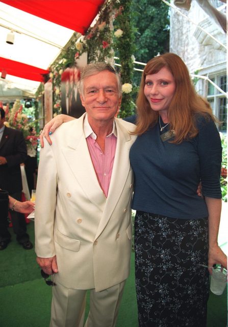 Hugh Hefner and Bebe Buell 