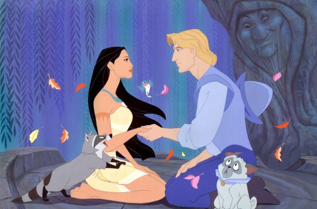 Disney's Pocahontas and John Smith 