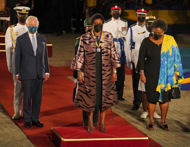 Prince Charles, Sandra Mason, Mia Mottley