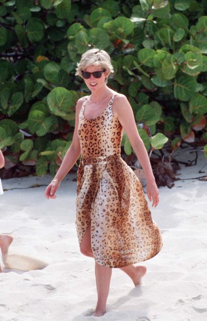 Princess Diana on Vacation 