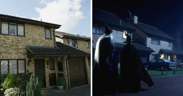 Privet Drive (Photo Credit: Marek69 –  Own work, CC BY-SA 4.0 & Warner Bros. / MovieStillsDB)