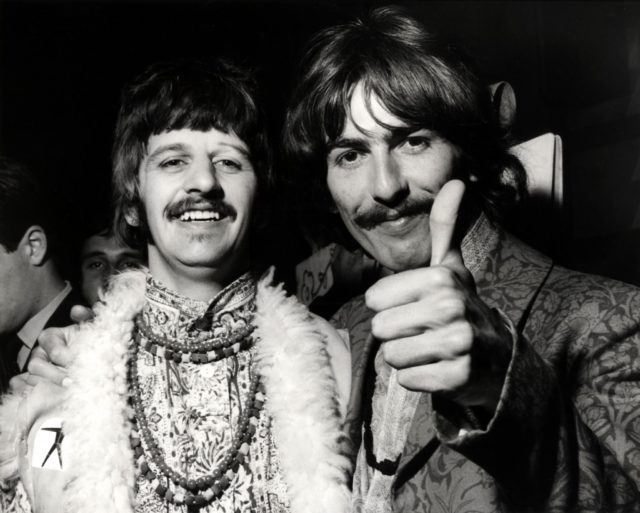 Ringo Starr and George Harrison 