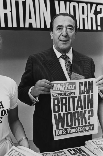 Robert Maxwell, 1984 