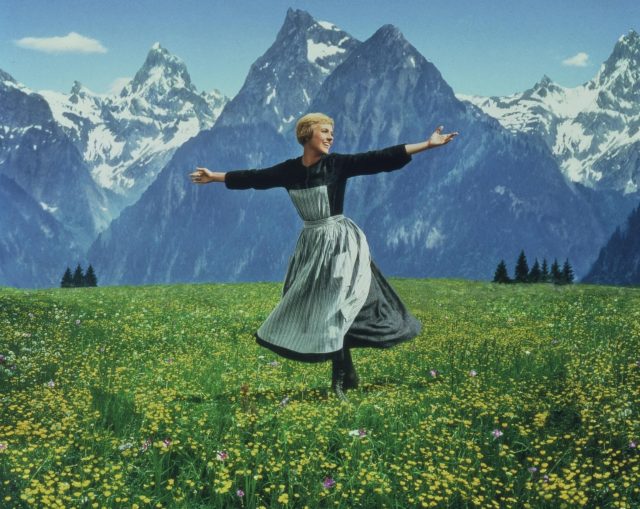 Julie Andrews in The Sound of Music 