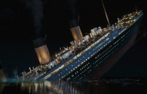 the ship sinking