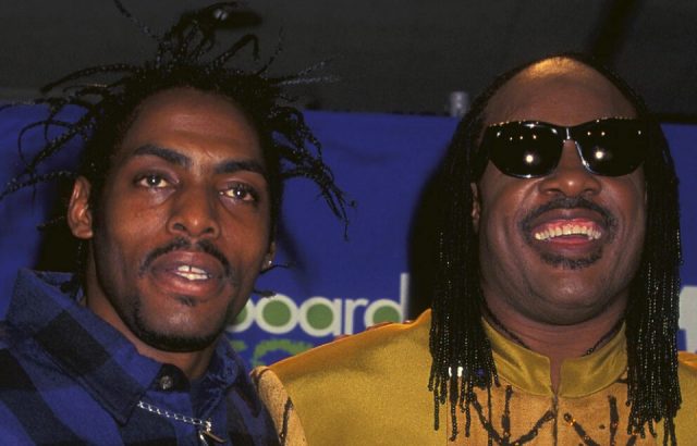 Coolio and Stevie Wonder