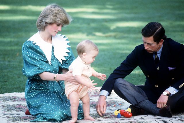 Diana, Prince William, Charles