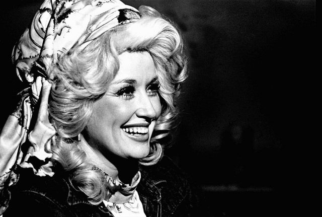 Dolly Parton smiling