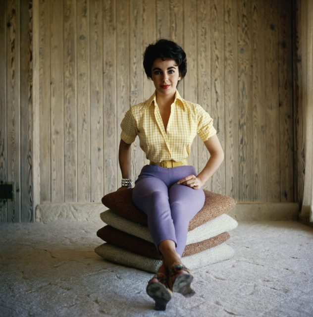 Elizabeth Taylor on pillows 