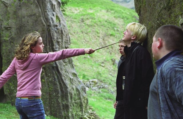 Emma Watson and Tom Felton 