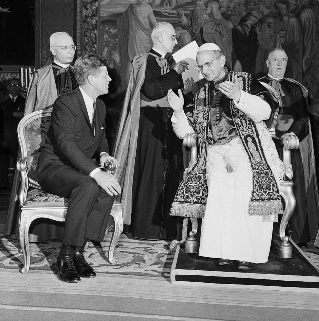 President Kennedy and the Pope
