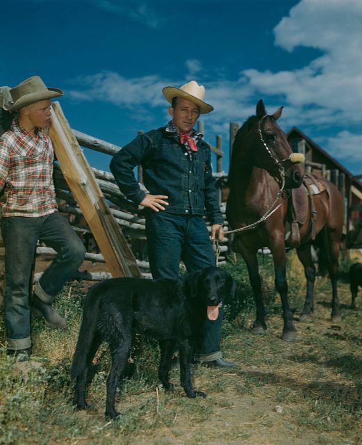 Bing Crosby on his family ranch